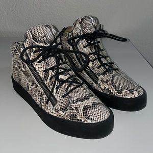 Giuseppe Zanotti Snake High Tops size 42
